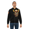 Take Flight, Never Settle | Strong Inspirational Designer Jacket for Men | Thriving Phoenix Design