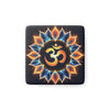 Spiritual Om Sign | Porcelain Square Magnet for Refrigerator