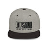 Hustle, Grind and Shine | Inspirational Designer Snapback Embroidery