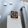 Spiritual Om Sign | Porcelain Square Magnet for Refrigerator