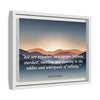 Inspirational Canvas With Frame | Best of Paulo Coelho Inspiration