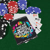 Embrace Challenges, Sharpen Your Game | Motivational Designer Poker Playing Cards