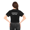 Higher Frequency Matters | DNA Design | Inspirational Women's Crop Tee