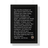 You Are The Architect Of Your Future | Inspirational Prayer Poster