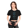 Higher Frequency Matters | DNA Design | Inspirational Women's Crop Tee