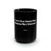 When Luck Meets The Opportunity by Seneca | Black Mug