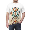 Frequency Matters DNA Retro Designer T-Shirt | Inspirational Clothing