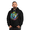 Rise Above, Bank Beyond | Dollar and Bitcoin Design | Motivational Wealth Designer Hoodie