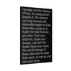 Rise Up and Own The Story | Motivational Wall Canvas,