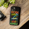 Work Hard, Stay Humble | Motivational Fashion Accessories | Tough iPhone Cases